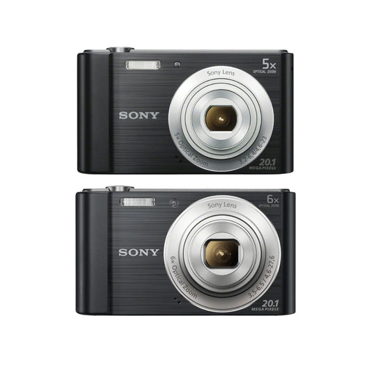 Sony DSC-W800 DSC-W810 Compact Digital Cyber-shot 720P HD Camera with 20.1 Megapixels, 5x / 6x Optical Zoom (Black)